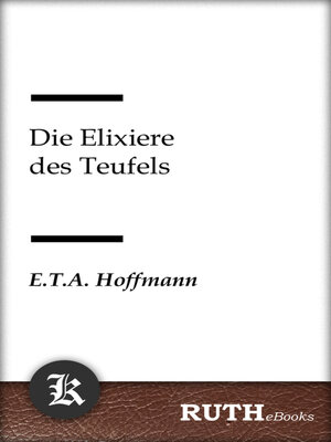 cover image of Die Elixiere des Teufels